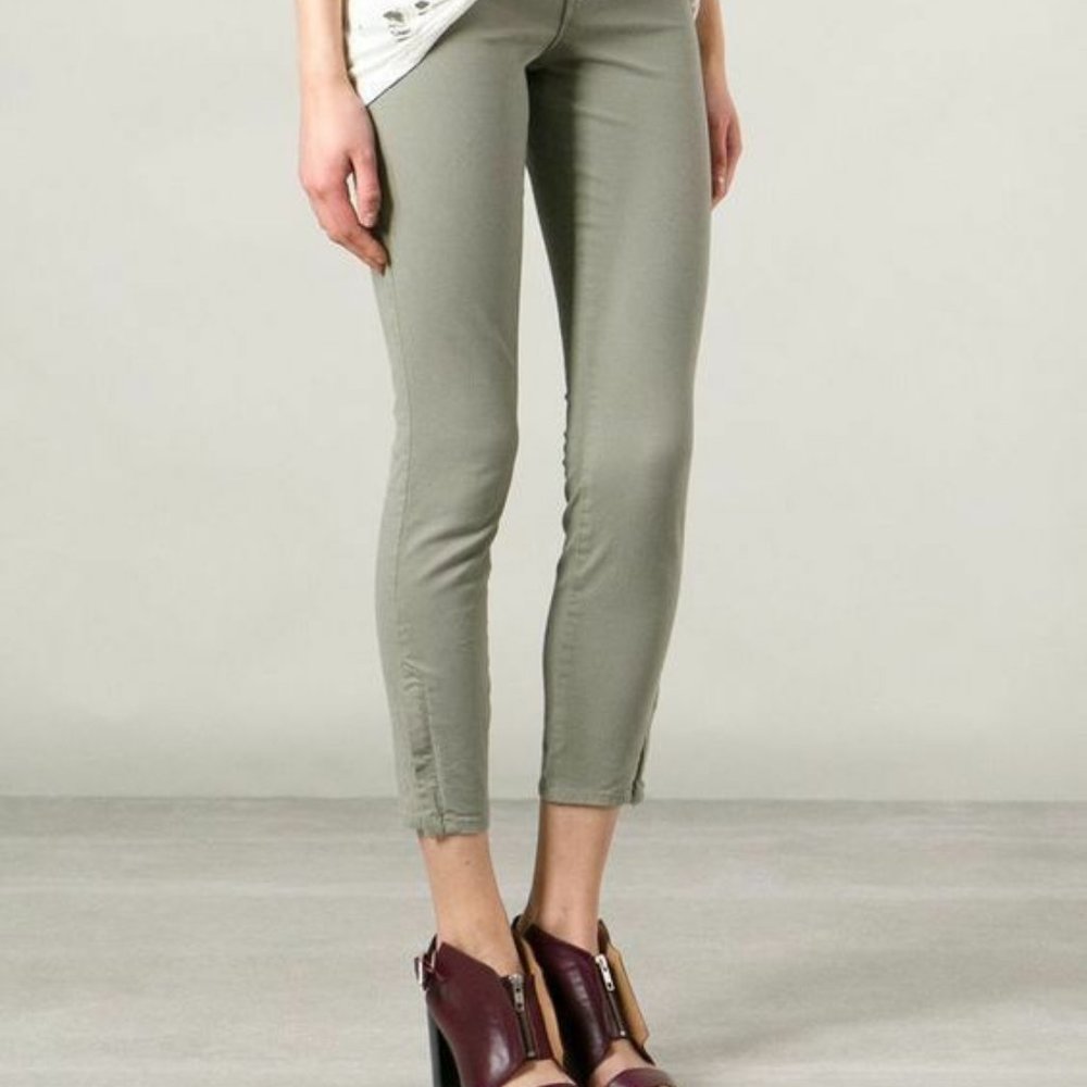 NWT J BRAND GARRISON SKINNY CROPPED ZIPPER TWILL